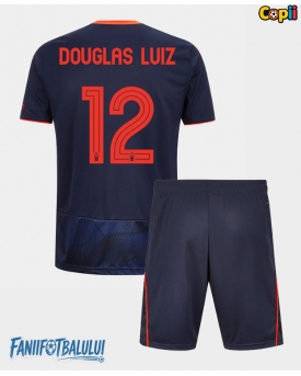 Nottingham Forest Douglas Luiz #12 Echipament de Fotbal Replică 2025-26 Copii Treilea (+ Șorturi)